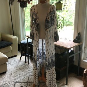 Small paisley beach coverup